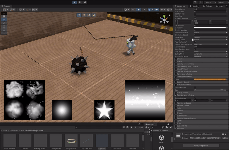 Custom particles showcase 1