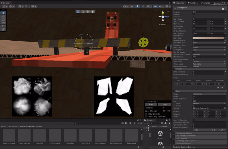 Custom particles showcase 2