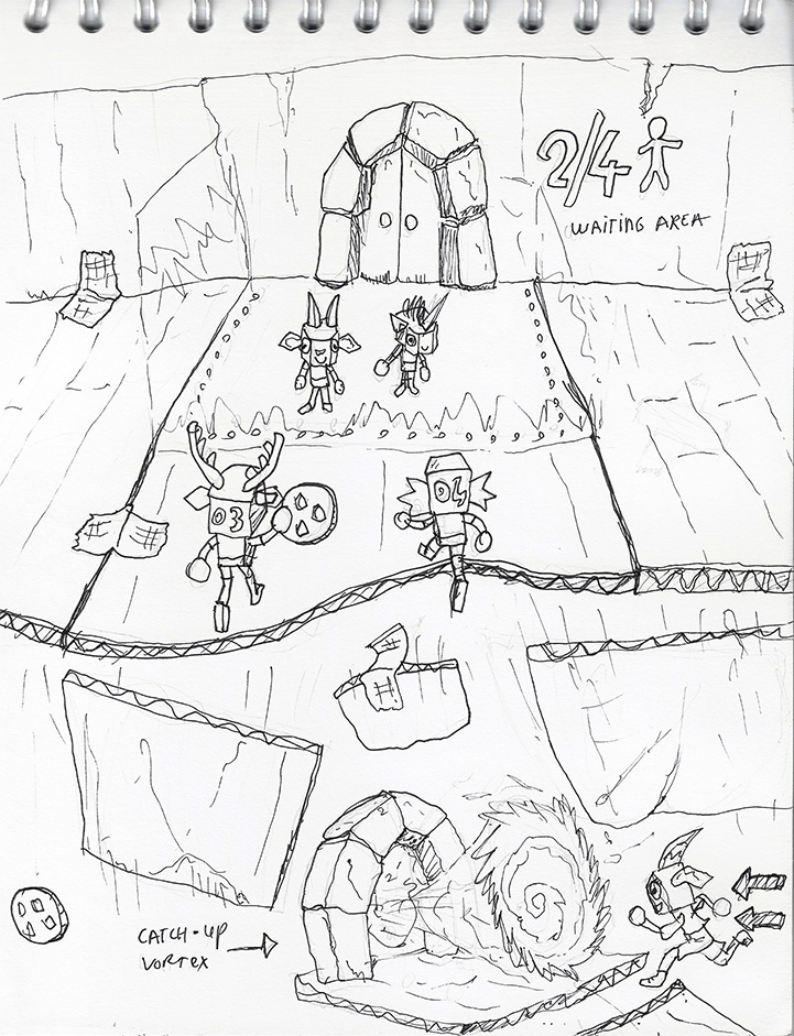 Paper Match gameplay sketches